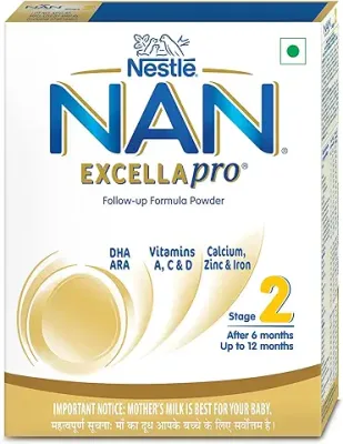 14. EXCELLAPRO Nestlé Nan Excellapro 2 Follow-Up Formula Powder - After 6 Months, Up To 12 Months, Stage 2, 400G Bag-In-Box Pack, Infant