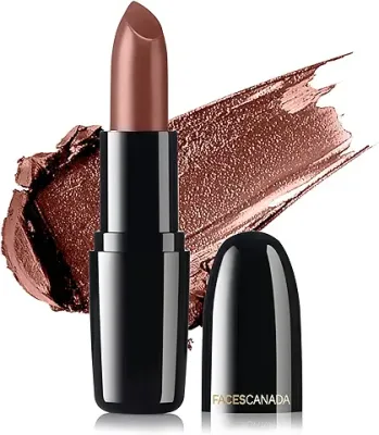 9. FACES CANADA Weightless Creme Finish Lipstick - Sweet Mocha (Brown), 4g | Creamy Finish | Smooth Texture | Long Lasting Rich Color | Hydrated Lips | Vitamin E, Jojoba Oil, Shea Butter, Almond Oil