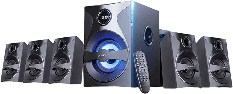 3. F&D F3800X 160 W 5.1 Channel Bluetooth Home Audio Speaker & Home Theater System