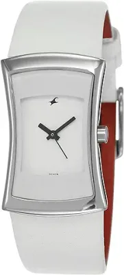 10. Fastrack Fits and Forms Analog White Dial Women's Watch-NM6093SL01 / NL6093SL01/NP6093SL01