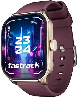 3. Fastrack FS1 Pro Smartwatch with AOD|World's First 1.96" Super AMOLED Arched Display with Highest Resolution of 410x502|SingleSync BT Calling|NitroFast Charging|110+ Sports Modes|200+ Watchfaces