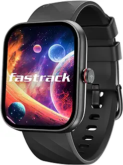 7. Fastrack Limitless Fs2 with 1.91" Super Ultravu Display|Bt Calling|Advanced ATS Chipset|Functional Crown|320X385 Pixel Resolution|100+ Sports Mode & Watchfaces|Calculator|Ip68 Smartwatch, Black