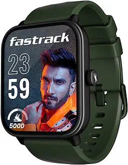 3. Fastrack Limitless Glide Advanced UltraVU HD Display|BT Calling|ATS Chipset|100+ Sports Modes & Watchfaces|Calculator|Voice Assistant|in-Built Games|24 * 7 HRM|IP68 Smartwatch