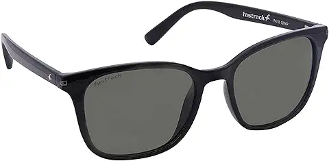 2. Fastrack Men Square Polarization Sunglasses (Black_ M )