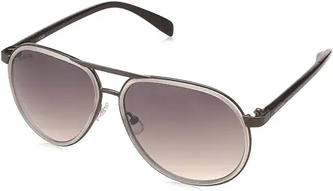 12. Fastrack Men's Gradient Black Lens Pilot Sunglasses