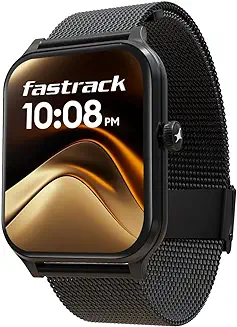 4. Fastrack New Limitless Classic|Large 1.91" Super UltraVU Display|Functional Crown|Highest 320x385 Pixel Resolution|SingleSync BT Calling|100+ Sports Modes|Metal Case Premium Smartwatch
