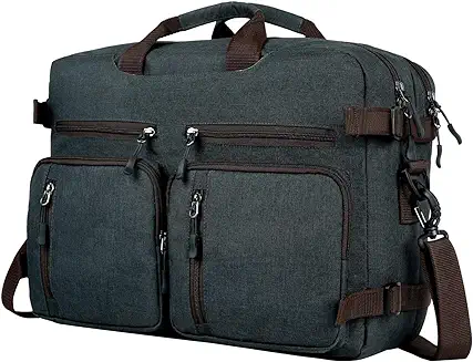 7. FATMUG Laptop Bag For Men - Convertible Backpack For Office And Travel (Multi Colour Oxford Fabric)