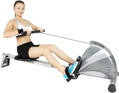 1. Femiro Fitness® Rowing Machine with 10 Level Resistance & LCD Display