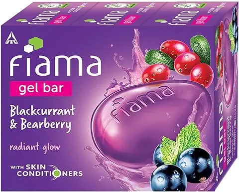 13. Fiama Gel Bar Blackcurrant And Bearberry for Radiant Glowing Skin