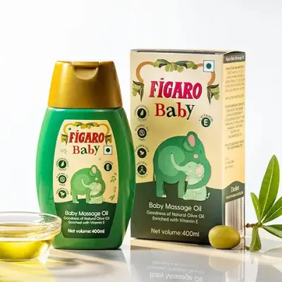 4. Figaro Baby Massage Oil with Goodness of Natural Olive oil enriched with vitamin E