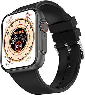 11. Fire-Boltt Gladiator 1.96" Biggest Display Smart Watch with Bluetooth Calling, Voice Assistant &123 Sports Modes, 8 Unique UI Interactions, SpO2, 24/7 Heart Rate Tracking (Black)