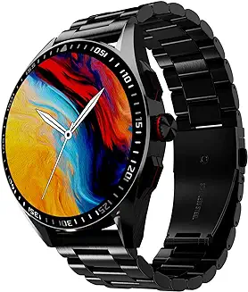 5. Fire-Boltt Invincible Plus 1.43" AMOLED Display Smartwatch with Bluetooth Calling, TWS Connection, 300+ Sports Modes, 110 in-Built Watch Faces, 4GB Storage & AI Voice Assistant (Black SS)