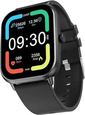 7. Fire-Boltt Newly Launched Ninja Call Pro Max 2.01” Display Smart Watch, Bluetooth Calling, 120+ Sports Modes, Health Suite, Voice Assistance