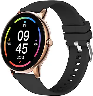 9. Fire-Boltt Phoenix Pro 1.39" Bluetooth Calling Smartwatch, AI Voice Assistant, Metal Body with 120+ Sports Modes, SpO2, Heart Rate Monitoring (Gold Black)