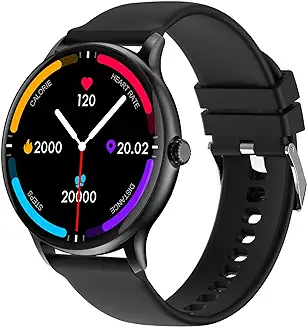 3. Fire-Boltt Phoenix Pro 1.39" Bluetooth Calling Smartwatch, AI Voice Assistant, Metal Body with 120+ Sports Modes, SpO2, Heart Rate Monitoring (Black)