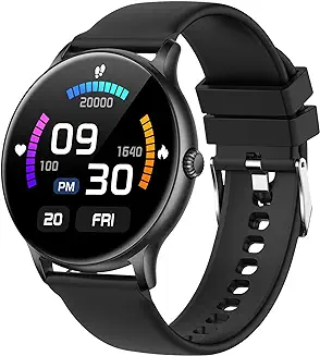 2. Fire-Boltt Phoenix Smart Watch with Bluetooth Calling 1.3",120+ Sports Modes, 240 * 240 PX High Res with SpO2, Heart Rate Monitoring & IP67 Rating (Black)