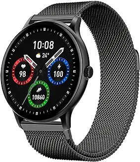 8. Fire-Boltt Phoenix Ultra Luxury Stainless Steel, Bluetooth Calling Smartwatch, AI Voice Assistant, Metal Body with 120+ Sports Modes, SpO2, Heart Rate Monitoring (Dark Grey)