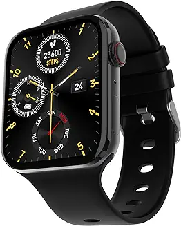 8. Fire-Boltt Visionary 1.78" AMOLED Bluetooth Calling Smartwatch with 368 * 448 Pixel Resolution, Rotating Crown & 60Hz Refresh Rate 100+ Sports Mode, TWS Connection, Voice Assistance (Black)