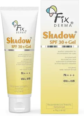 8. FIXDERMA Shadow Sunscreen Spf 30+ Gel For Oily Skin
