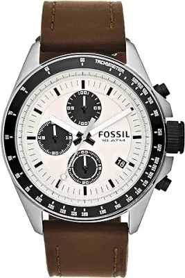 8. Fossil Chronograph White Dial Men's Watch-CH2882