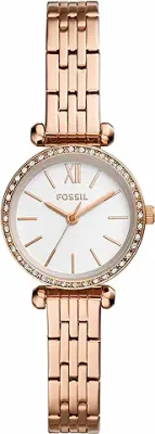 6. Fossil Fossil Tillie Mini Analog Multicolor Dial Women's Watch-BQ3502