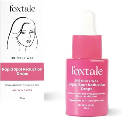 10. Foxtale 3% Tranexamic Acid & Peptide Serum for Hyperpigmentation | Lightens Dark Spots and Patches | For Bright, Even Skin Tone | Skin Brightening Properties | All Skin Types | Men and Women - 30 ml