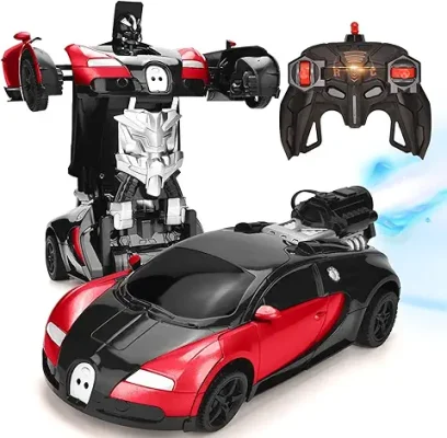 4. FUNVERSE® 2 in 1 RC Robot Car for Kids