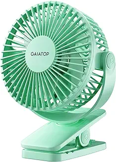 3. Gaiatop Portable Clip on Fan Battery Operated