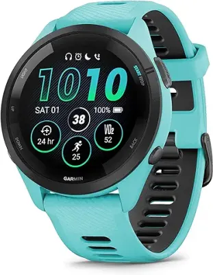 3. Garmin Forerunner 265 Music GPS Running Smartwatch
