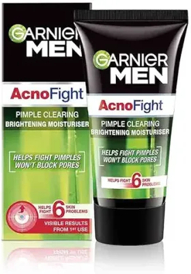 12. Garnier Men Acno Fight Pimple Clearing Brightening Moisturizer, 45g