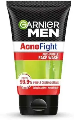 6. Garnier Men, Anti-Pimple Face Wash, Repairs Skin & Balances Oils, AcnoFight, 100 g