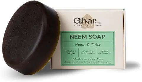 10. GHAR SOAPS Body Acne Soap with Neem & coconut oil for Body Acne
