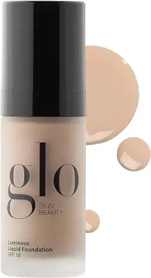 7. Glo Skin Beauty Luminous Liquid Mineral Foundation Makeup with SPF 18