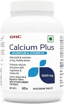 3. GNC Calcium Plus With Magnesium & Vitamin D3
