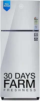 11. Godrej 223 L 2 Star Nano Shield Technology, Inverter Frost Free Double Door Refrigerator(2023 Model, RF EON 244B RI ST GL, Steel Glow)