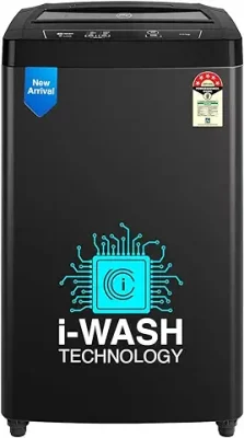 9. Godrej 7 Kg 5 Star I-Wash Technology Fully Automatic Top Load Washing Machine (WTEON 700 5.0 AP GPGR, Graphite Grey, With Toughened Glass Lid)