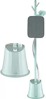 2. GOODSCITY Garment Steamer For Clothes,Professional Standing Steam Iron Press Adjustable Pole,Iron Board,Steam Up To 35G/Min,2000W,1.8 Ltr Water Tank,45Sec Fast Steam&1 Year Warranty(Gc131),2000Watts