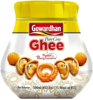 2. Gowardhan Ghee Jar, 500 ml