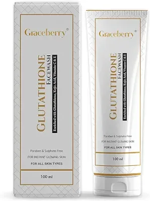 4. Graceberry Skin Whitening Face Wash with L-Glutathione