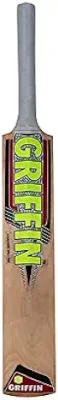 9. Griffin Kashmir Willow Cricket Bat Youth Size 6 Cricket Bat Chevron Grip Thick Edges Leather Ball Bat for 11-13 Year Old Kashmir Willow Bat for Cork Ball Youth