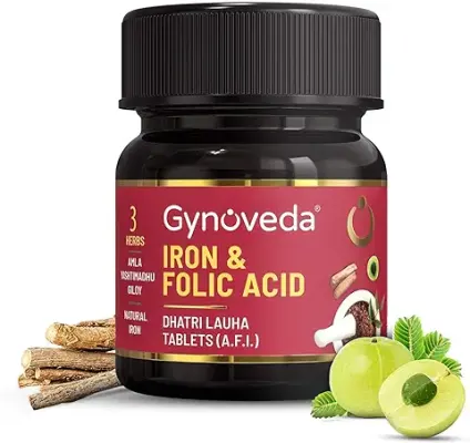 3. Gynoveda Iron Folic Acid Supplement