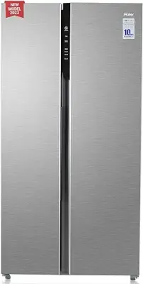 3. Haier 630L Frost Free Inverter Side by Side Refrigerator (HES-690SS-P, Shiny Steel, Convertible)