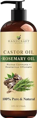 8. Handcraft Castor Oil with Rosemary Oil for Hair Growth