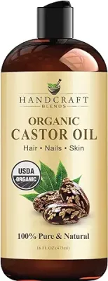 6. Handcraft Organic Castor Oil for Hair Growth