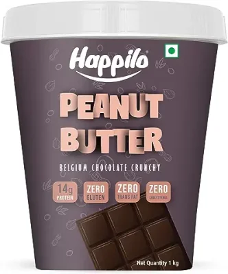 13. Happilo Belgium Chocolate Peanut Butter Crunchy 1kg
