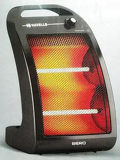 15. Havells Bero Quartz Heater Black 800 watt