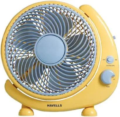 Havells Cresent 250mm Personal Fan (Yellow)