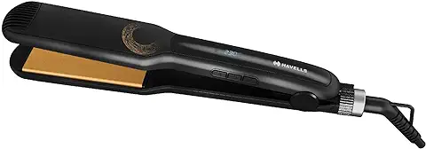 4. Havells HS4122 Keratin Wide Plate Hair Straightener with Digital Display & Adjustable Temperature;