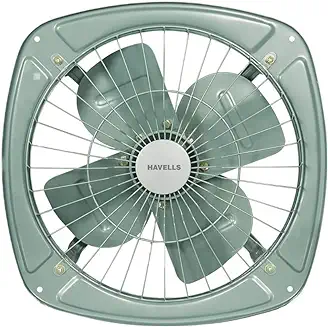 12. Havells Ventil Air DB 230mm Exhaust Fan| Cut Out Size: Ø9.5| Watt: 45| RPM: 1400| Air Delivery: 860| Suitable for Kitchen, Bathroom, and Office| Warranty: 2 Years (Pista Green)