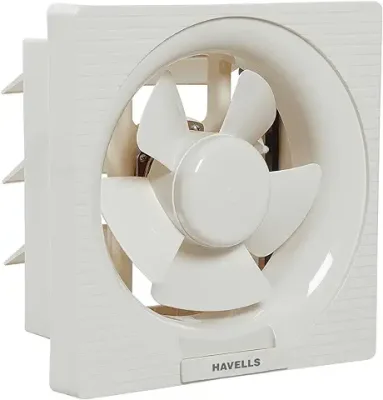 Havells Ventil Air DX 200mm Exhaust Fan| Cut Out Size: 9.4x9.4 square inches| Watt: 32| RPM: 1350| Air Delivery: 520| Suitable for Kitchen, Bathroom, and Office| Warranty: 2 Years (White)